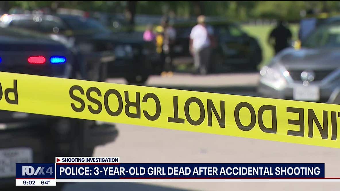 3-year-old girl dies in accidental shooting at Fort Worth park