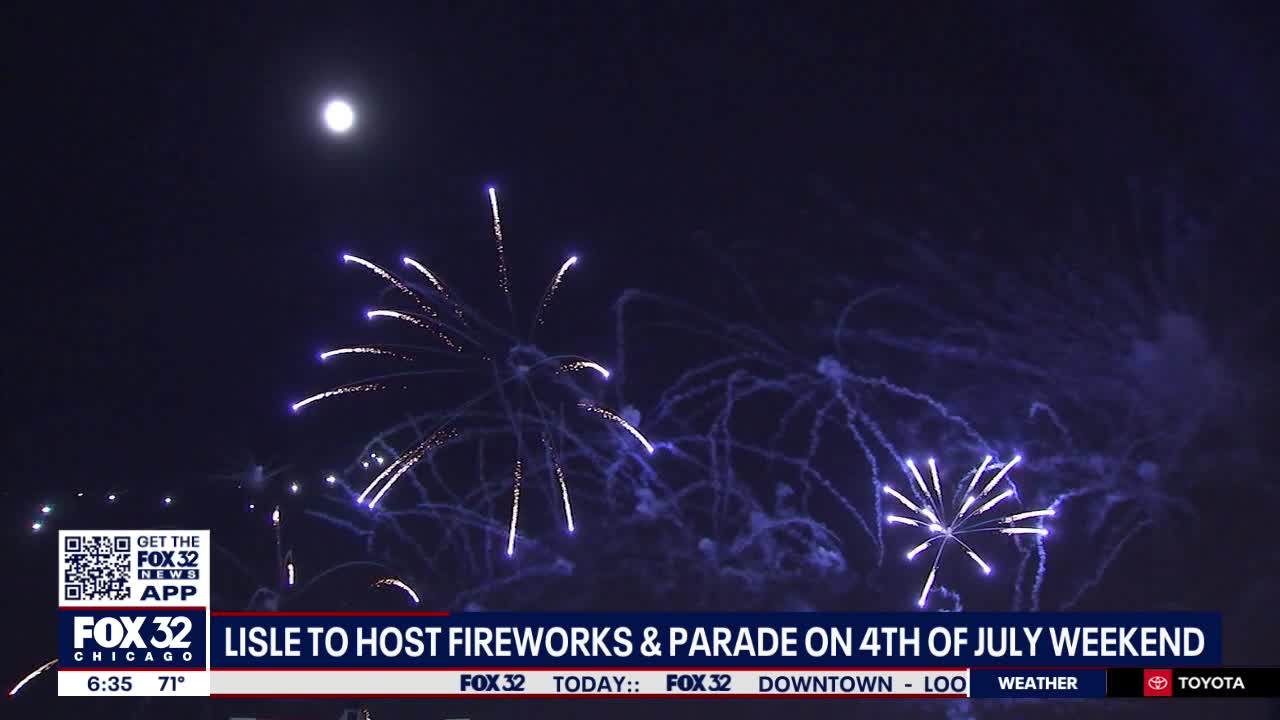 Lisle celebrating 4th of July with fireworks show and parade FOX 32