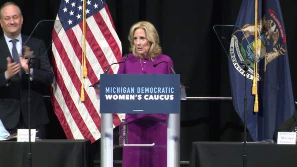 First Lady Jill Biden makes stop in Detroit on Saturday
