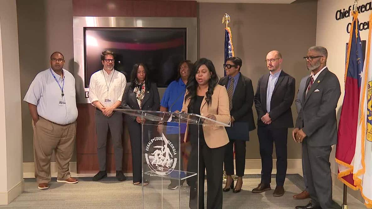 FULL: DeKalb County press conference about water bills