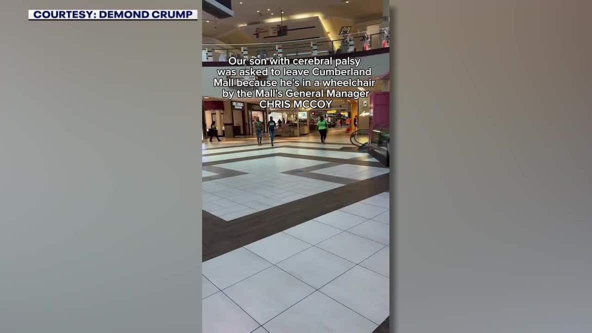 Son with cerebral palsy asked to leave Cumberland Mall