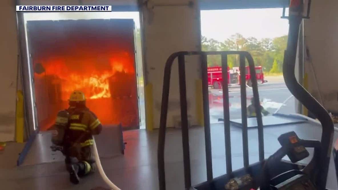 Massive fire put out at Fairburn Post Office warehouse