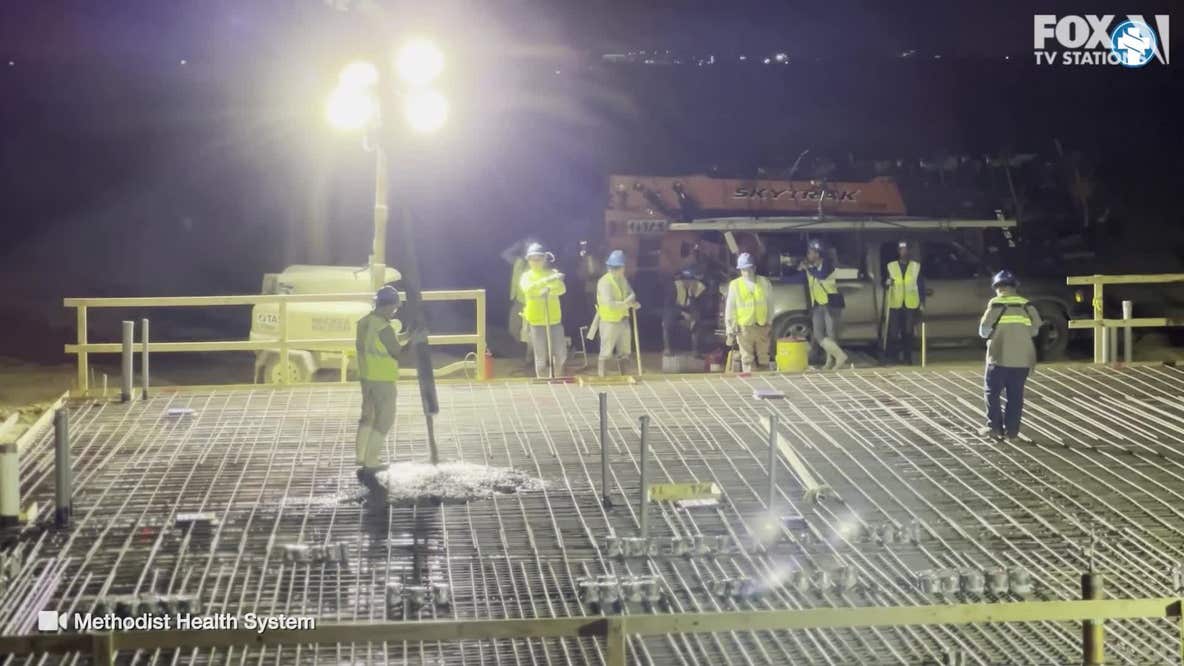 Celina construction crew works overnight due to heat