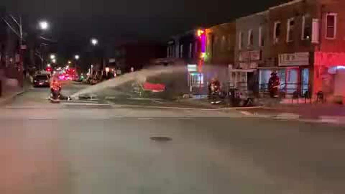 Gas leak in northwest DC after vehicle struck meter