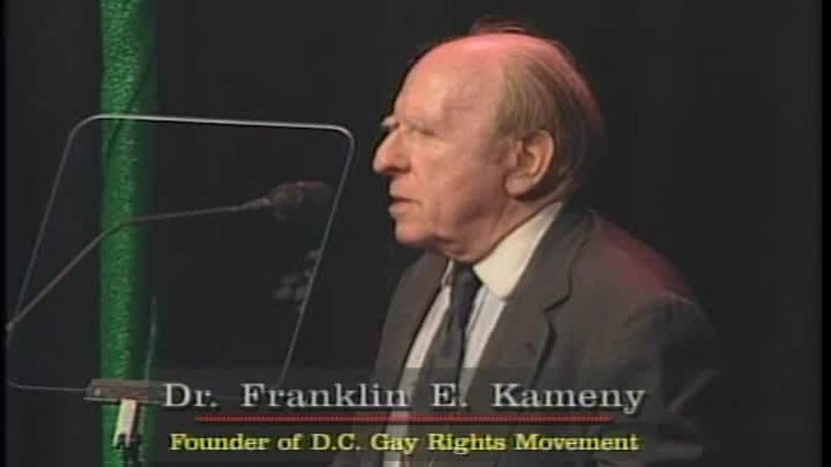 October 1998: Marion Barry recognized for contributions to DC gay community