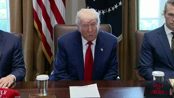 President Donald Trump hosts Cabinet Meeting