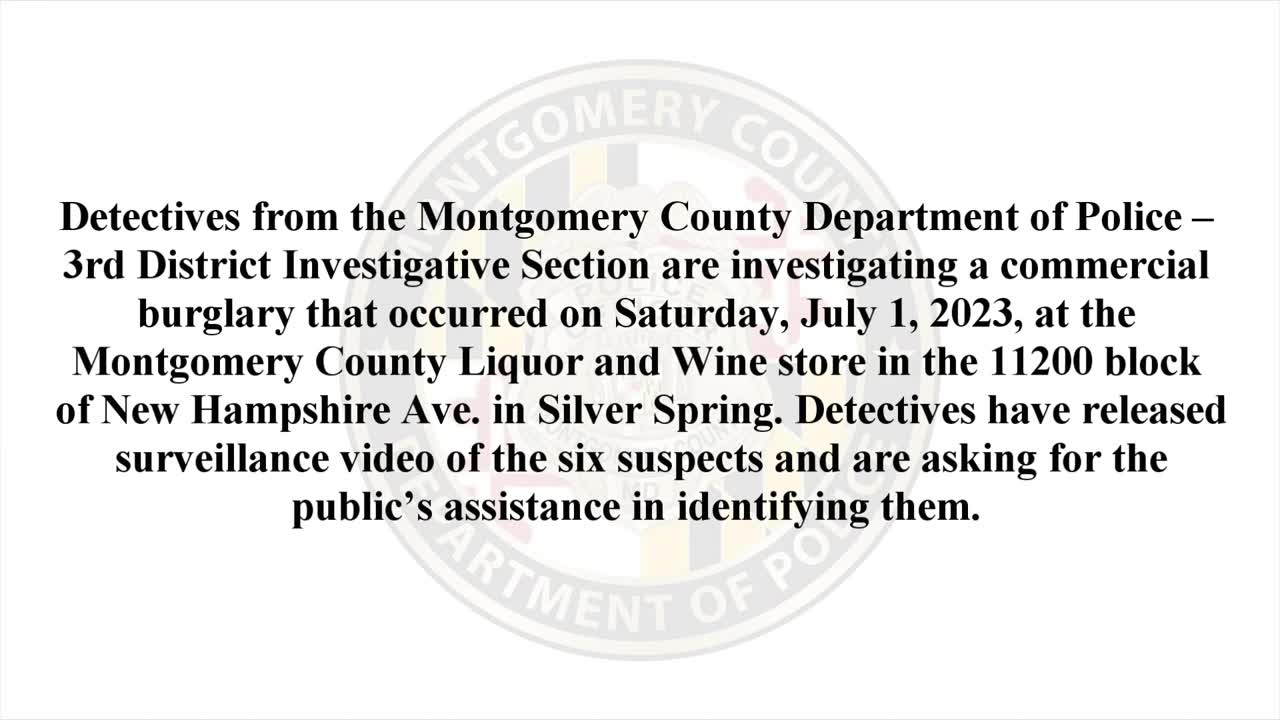 Surveillance Video Released Of Six Suspects Involved In Montgomery surveillance-video-released-of-six-suspects-involved-in-montgomery