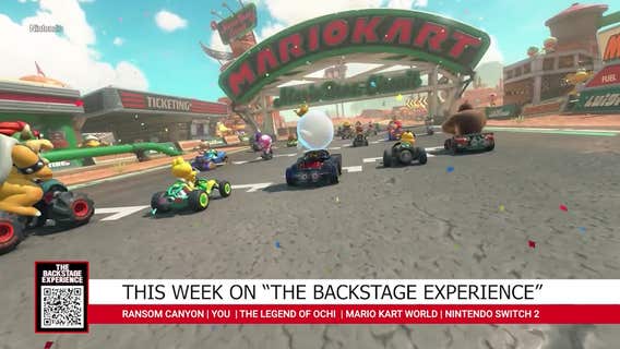 The Backstage Experience w/ MARIO KART WORLD, RANSOM CANYON & YOU