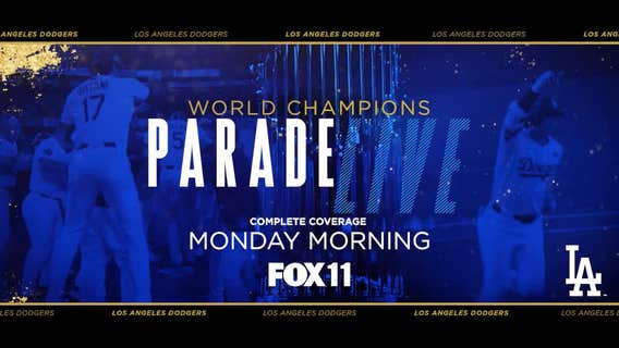 Join FOX 11 for Dodgers World Series parade Nov. 3