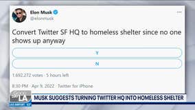 Elon Musk has a suggestion for Twitter headquarters