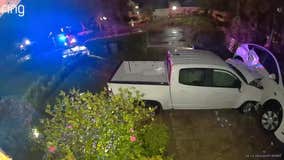 Pursuit ends in violent crash in Pasadena