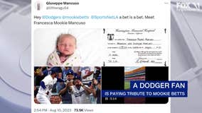 Dodger fan names baby girl after Mookie Betts following home run bet