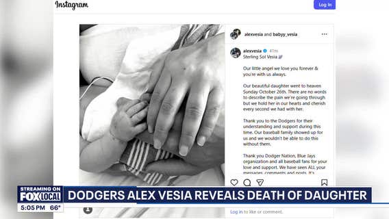 Dodgers' Alex Vesia, wife share devastating update about their family