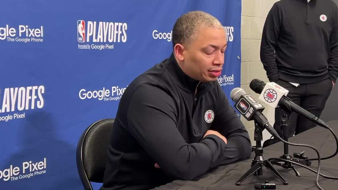 Clippers head coach Ty Lue speaks ahead of Game 1