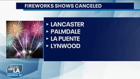 Investigation prompts cancelation of fireworks shows in 4 local cities