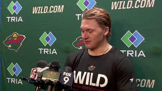 Kirill Kaprizov addresses contract at Wild training camp