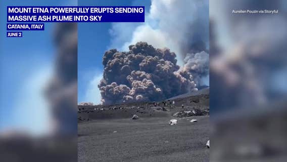 Italy’s Mt. Etna erupts causing massive ash cloud, sends tourists fleeing