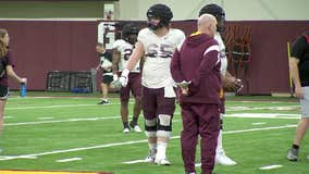 Gophers continue spring workouts