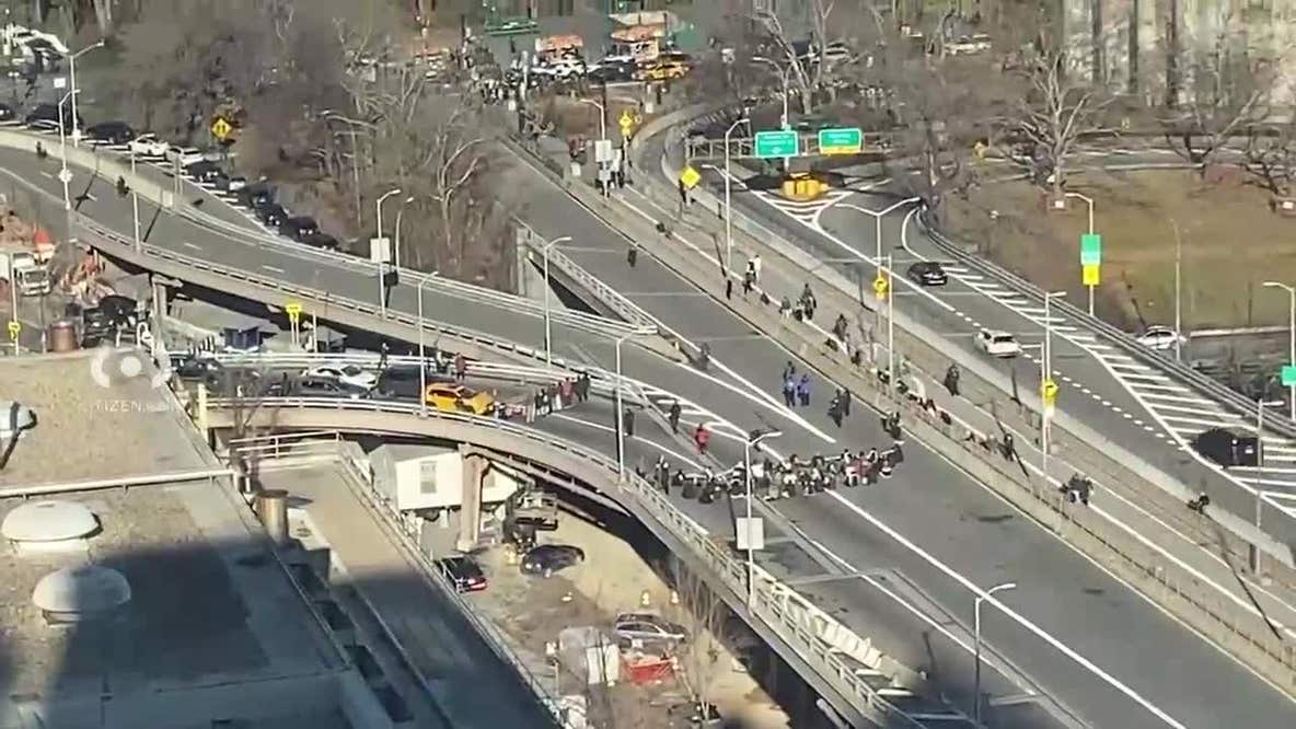 Protests cause delays at bridges, tunnels going into NYC
