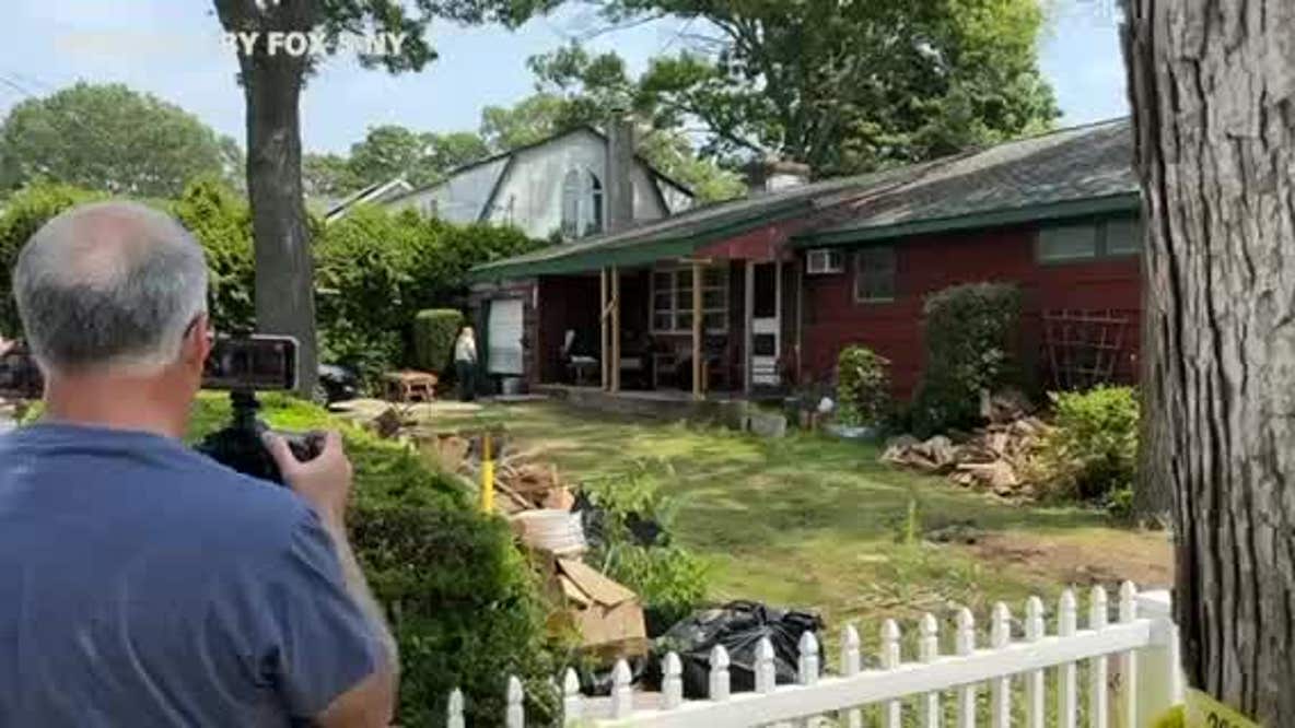 Family of Rex Heuermann return to family home