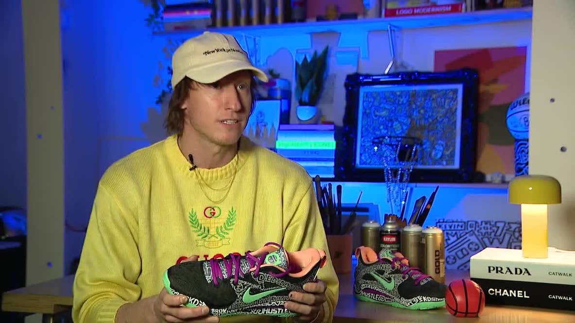 NYC man designs Kevin Durant's sneakers