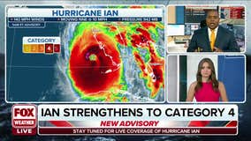 Ian strengthens to Category 4 hurricane