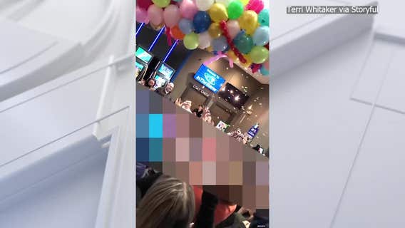Video shows brick display collapsing on crowd during NYE balloon drop