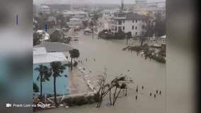 Video shows Fort Myers Beach flooded after Hurricane Ian
