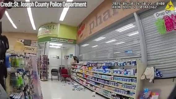 Watch: Wild turkey causes chaos in Indiana supermarket