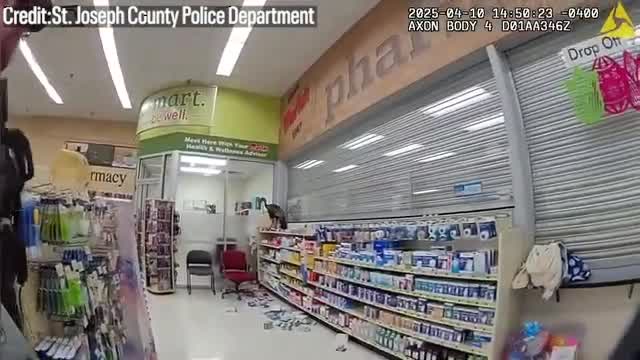 Watch: Wild turkey causes chaos in Indiana supermarket