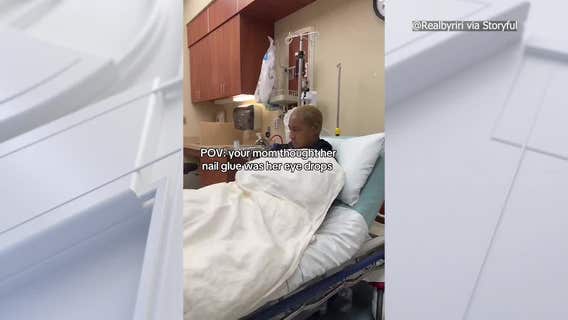 North Carolina mom hospitalized after mistaking nail glue for eyedrops