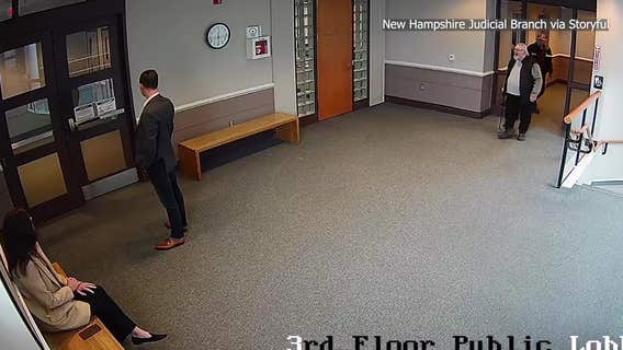 Watch: Federal agents tackle man in courthouse, knock over bystander