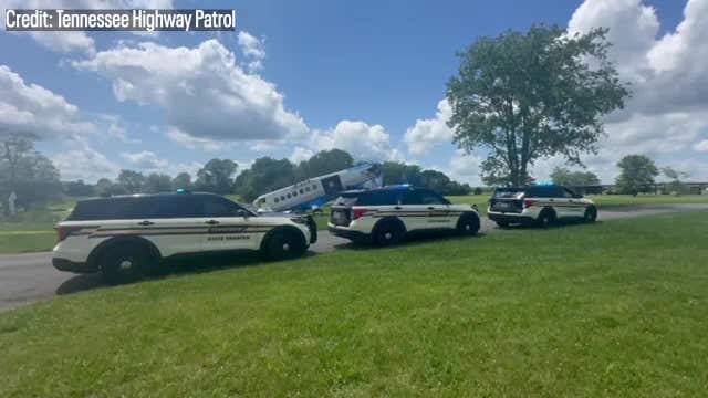 Skydiving plane crashes in Tennessee with 20 people on board