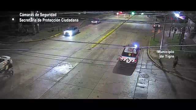 Video shows stunning motorcycle crash with rider flipping over car