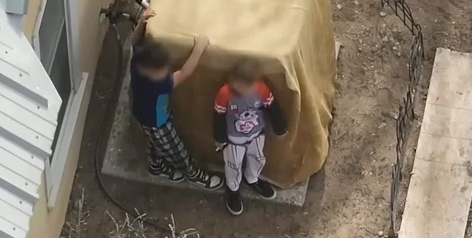 Video shows boys, age 7 and 9, in armed standoff with deputies