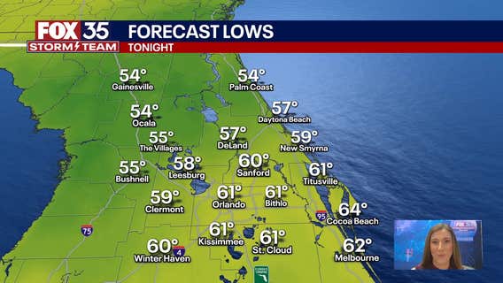 Orlando weather: Partly-cloudy skies and dense fog expected through overnight