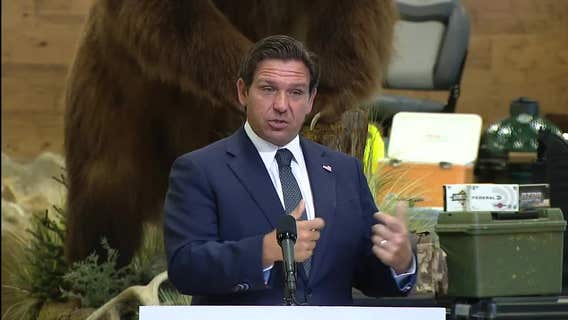 Gov. DeSantis speaks on Second Amendment sales tax holiday