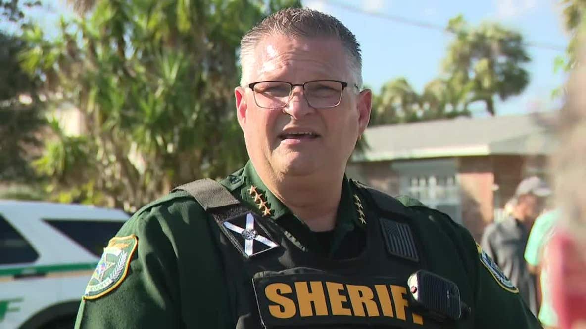 Press conference on barricaded suspect in Melbourne Beach