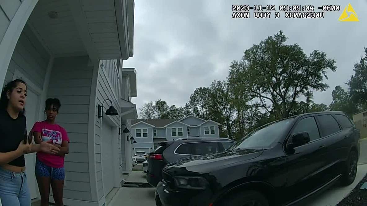 Officer shoots at his own car with suspect inside