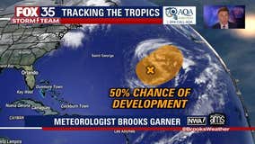 Tracking the Tropics: Tropical system has 50% chance for development