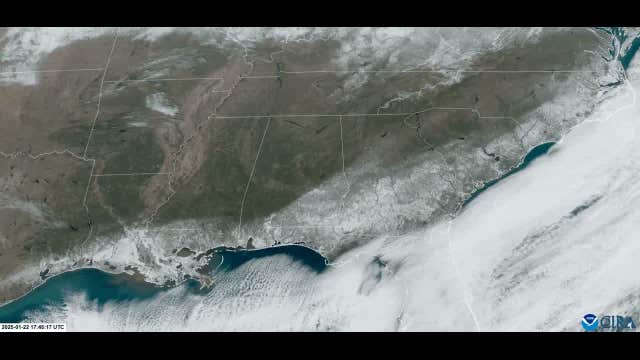 Snow in Florida: NOAA satellite shows historic winter storm, US snowfall from space