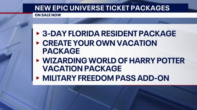 Epic Universe tickets: New Florida resident tickets, packages on sale
