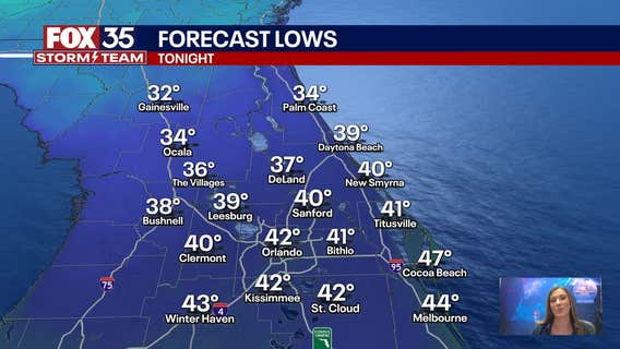 Orlando weather: Freezing temperatures set to arrive this evening: How cold will it get?