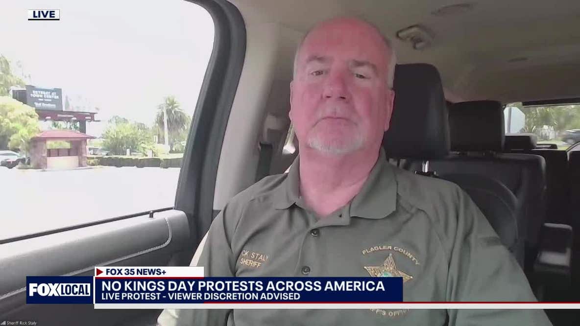 Flagler sheriff discusses 'No Kings Day' protests