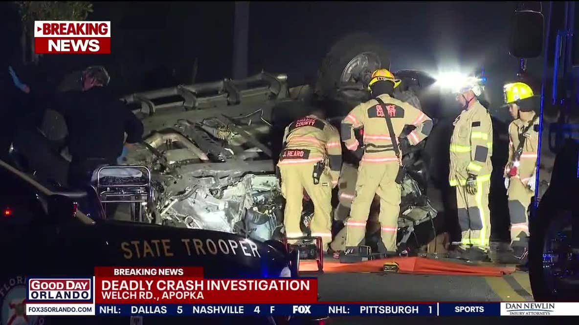 Deadly crash investigation in Apopka