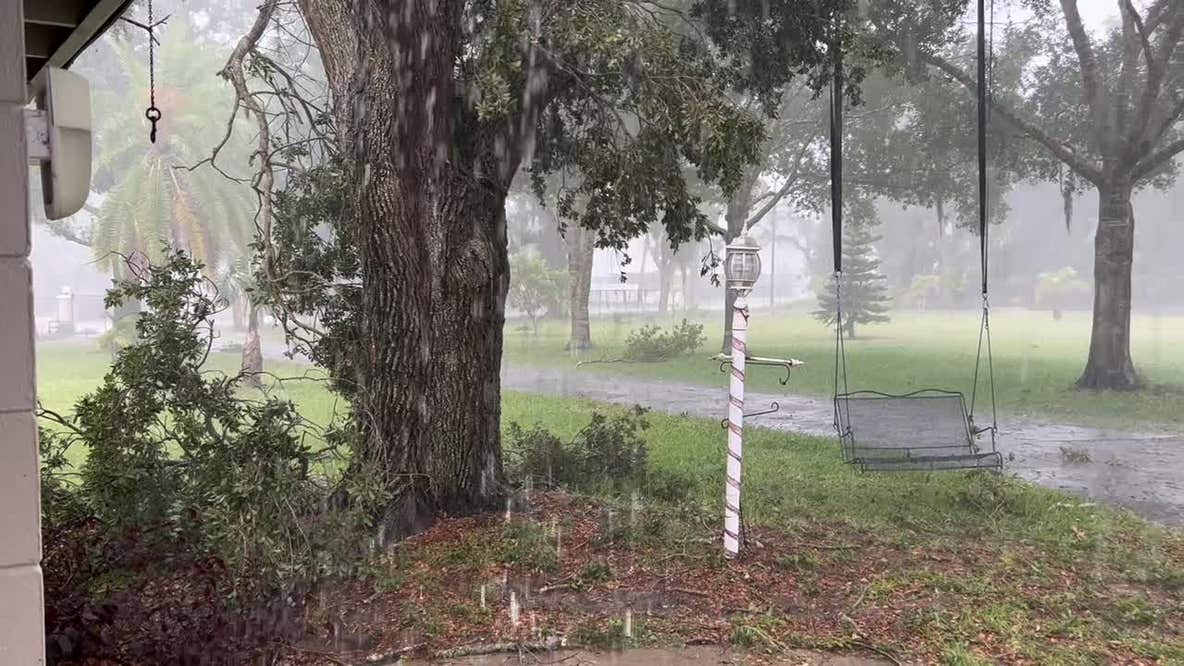 Video: Hail downpour in Brevard County