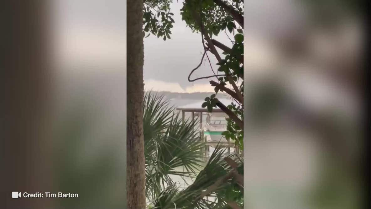 Funnel cloud captured over Rockledge