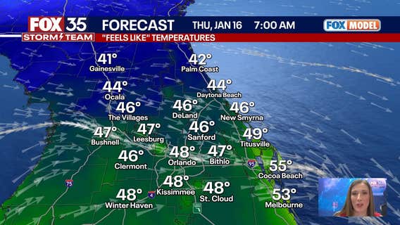 Orlando weather: Mostly sunny end to work week with next significant rain chance arriving this weekend