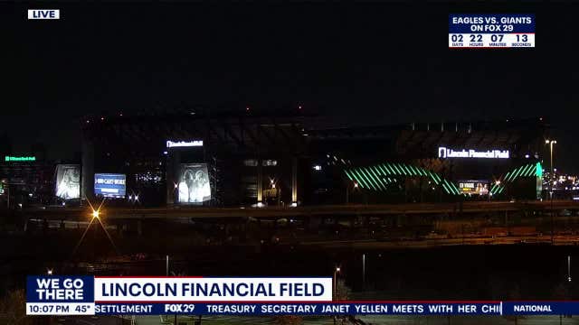 'It's a Philly thing': Philly is covered in a blanket of green in preparation for the Eagles first playoff game