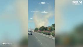 Massive dust devil in Queen Creek, Arizona